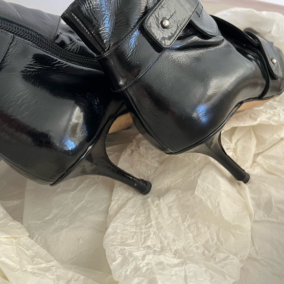 Auth JIMMY CHOO Patent Leather Boots - Picture 8 of 11